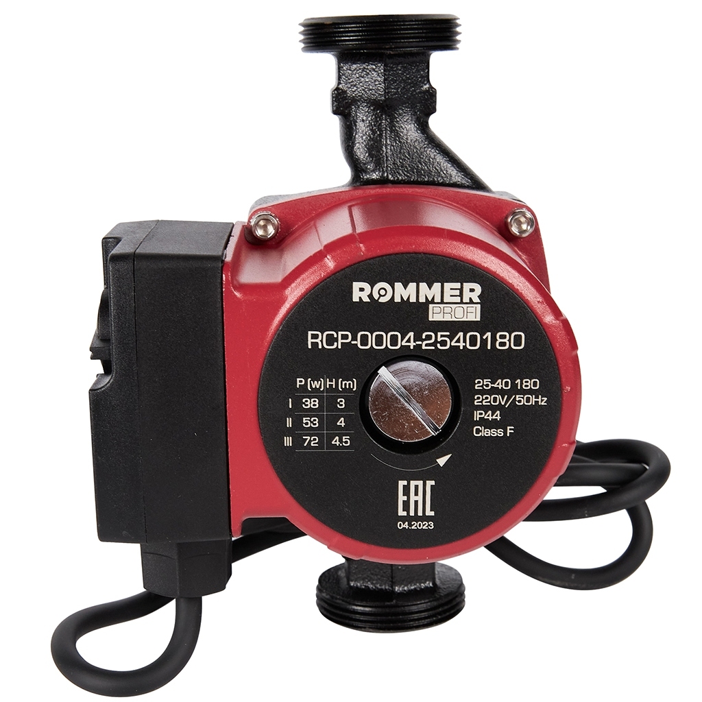 Насос циркуляционный ROMMER PROFI 25/40 180 мм