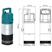 Насос LEO LKS-1102SE (1100 Вт, 6 м/ч, Н-45 м)